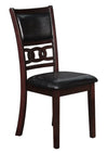Majale Ebony PU 42 Inch 5pc Drop Leaf Dining Set