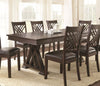 Mangoli Merlot Cherry 7pc Dining Room Set