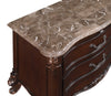 Adur Cherry Nightstand with Marble Top