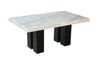 Kurundawad White Blue 9pc Dining Set