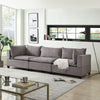 Badewadi Light Gray Fabric Sofa