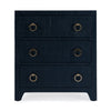 Chavhanwadi Navy Blue 3 Drawer Chest