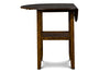 Majale Brown PU 42 Inch 3pc Counter Height Set