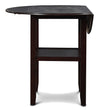 Majale Ebony PU 42 Inch 3pc Counter Height Set