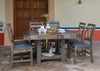 Chawl Loft Two Tone Gray Brown 54 Inch Square Dining Table
