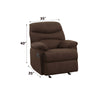 Asandoli Chocolate Glider Motion Recliner