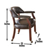 Mangnoor Cherry Black 5pc Dining Game Table Set