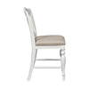 Borpadale 2 White Slat Back Counter Chairs