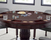 Mangnoor Cherry Brown Black 5pc Dining Game Table Set