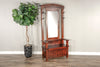 Mandukali Dark Brown Storage Hall Tree