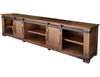 Gogave Deep Brown 93 Inch TV Stand