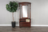 Mandukali Dark Brown Storage Hall Tree