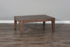 Ghanawade Light Brown Wood 3pc Coffee Table Set
