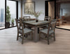 Chawl Loft Two Tone Gray Brown 42 Inch Dining Table