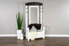 Pandivare Off White Dark Brown Hall Tree
