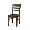 Alas 2 Classic Dark Brown Ladder Back Chairs