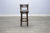 Alas Dark Brown 30 Inch Swivel Barstool