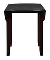 Majale Ebony PU 42 Inch 5pc Drop Leaf Dining Set