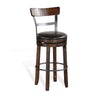 Alas 2 Dark Brown 30 Inch Swivel Barstools