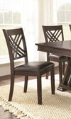 Mangoli Merlot Cherry 7pc Dining Room Set