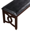 Majale Ebony PU 46 Inch Dining Bench