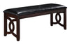 Majale Ebony PU 46 Inch Dining Bench
