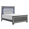 Kode Gray 2pc Gray Bedroom Set with King Bed