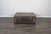 Ghanawade Light Brown Large Storage Shelf 3pc Coffee Table Set