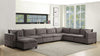 Badewadi Light Gray Fabric 8pc Sectional