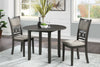 Majale Gray 42 Inch Drop Leaf 3pc Dining Set