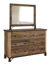 Amboli Antique Hand Distressed Wood Mirror