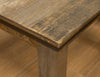 Chawl Loft Two Tone Gray Brown 42 Inch Dining Table