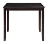 Majale Ebony PU 42 Inch Square 5pc Counter Height Set