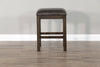 Alas Dark Brown 24 Inch Stool