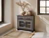 Chawl Loft Two Tone Gray Brown 2 Drawer Server
