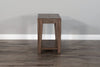 Ghanawade Light Brown Wood Chair Side Table
