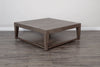 Ghanawade Light Brown Large Storage Shelf 3pc Coffee Table Set