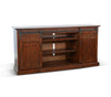 Karve Brown TV Console With Fireplace
