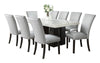 Kurundawad White 9pc Dining Set