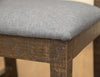 Chawl 2 Loft Two Tone Gray Brown 24 Inch Barstools