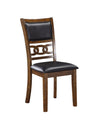 Majale Brown PU 42 Inch 5pc Drop Leaf Dining Set