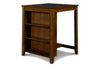 Majale Brown PU 30 Inch 3pc Counter Height Set