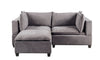 Badewadi Light Gray Fabric Sectional