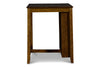 Majale Brown PU 30 Inch 3pc Counter Height Set