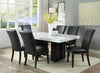 Kurundawad White Black Rectangle 7pc Dining Set