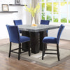 Kurundawad Gray Blue 5pc Counter Height Set