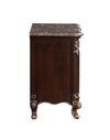 Adur Cherry Nightstand with Marble Top