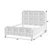 Chavhanwadi Gray Queen Panel Bed