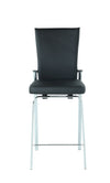 Mangewadi Black Motion Back Counter Height Stool