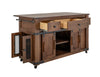 Gogave 3 Drawer Kitchen Island